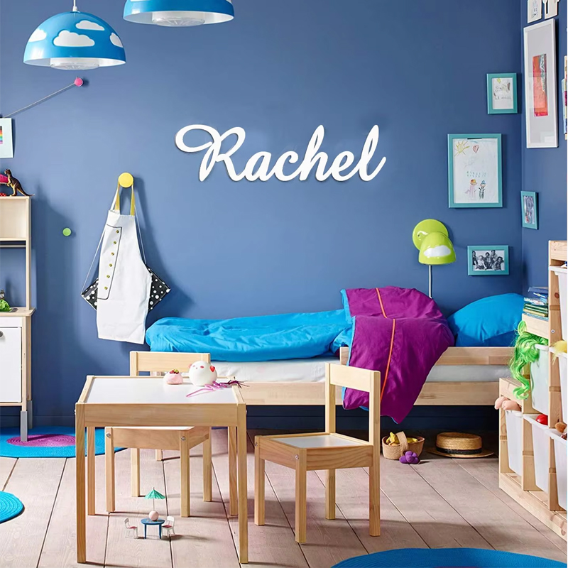 Baby Nursery Modern - Custom name sign Wooden name sign