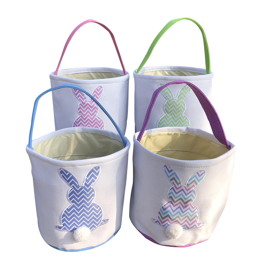 Storage Basket Fabric - Easter Bunny Basket for Boys Girls,