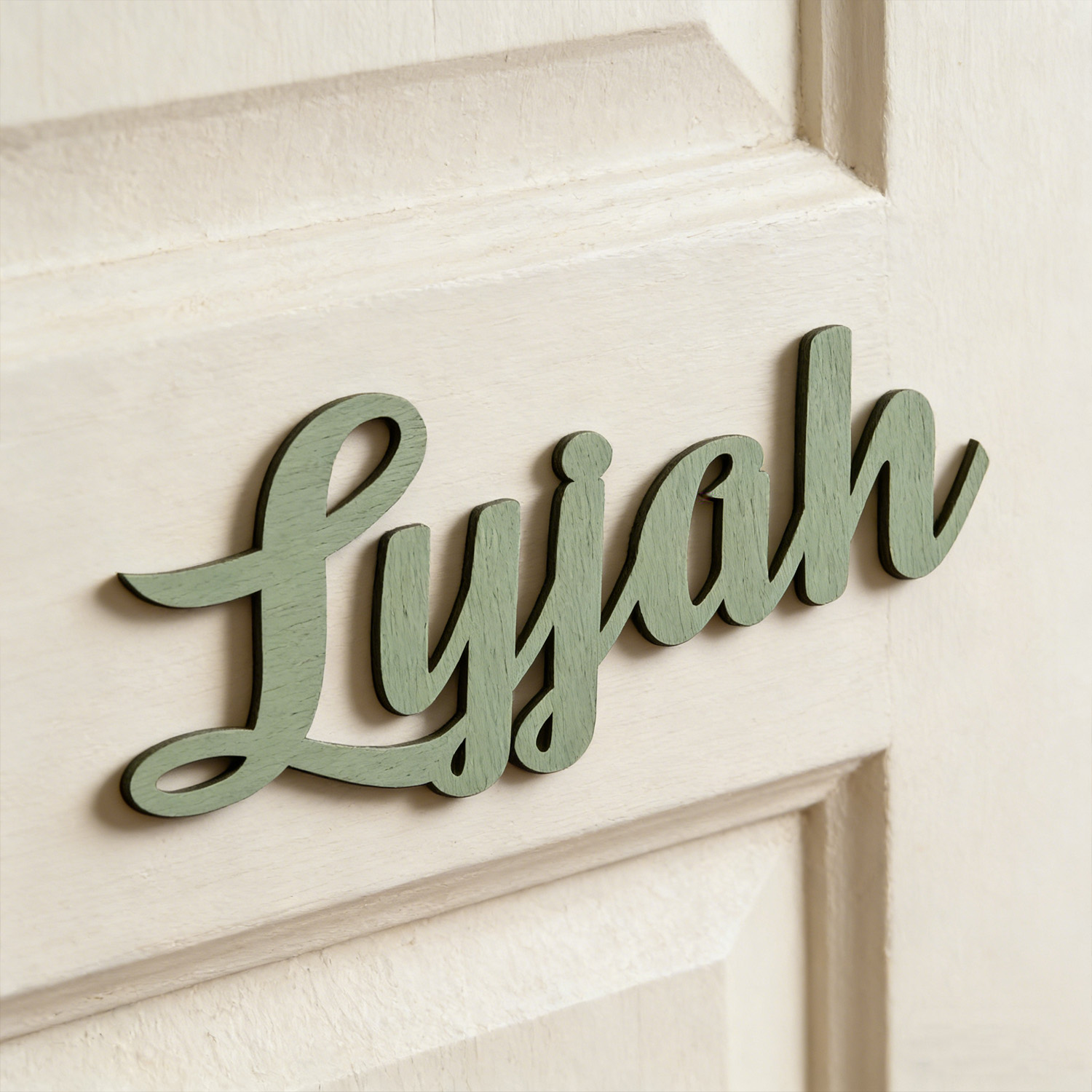 1pc Personalized wooden surnam - Baby Name Wall Art recension och pris