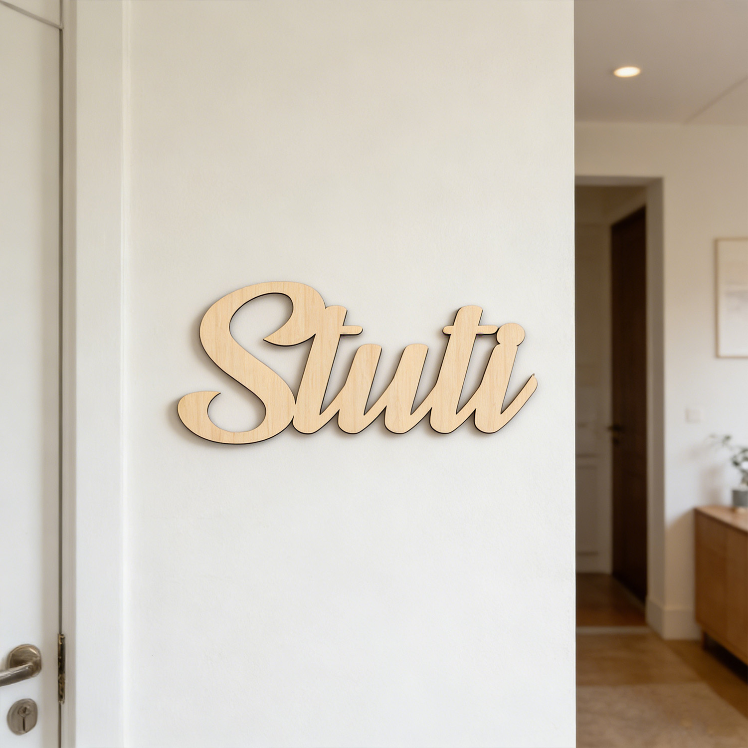 1pc Personalized wooden surnam - Baby Name Wall Art recension och pris