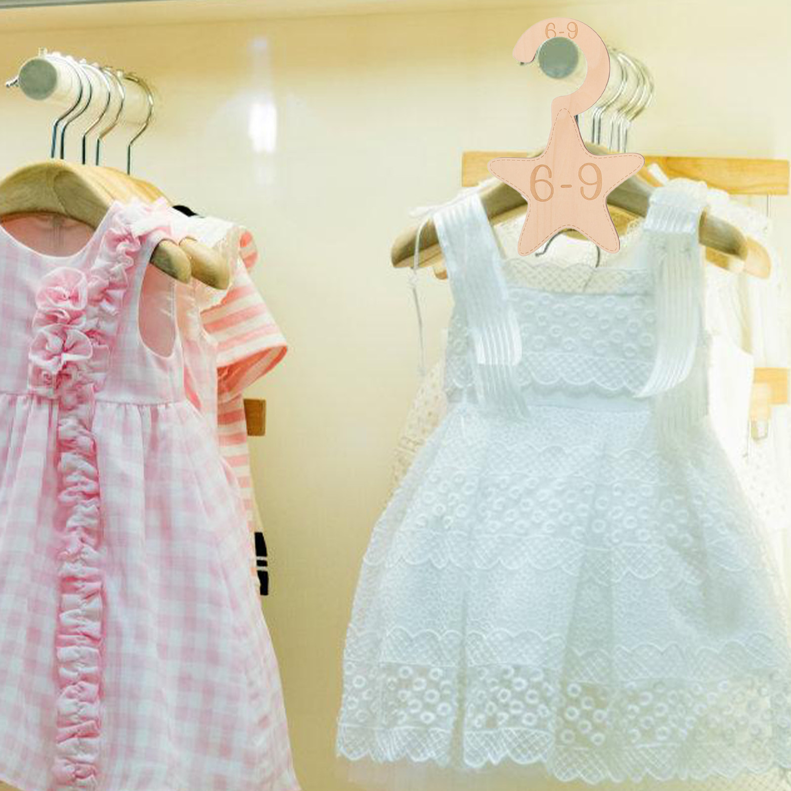 7Pcs Baby Clothes Closet Divid - Baby Nursery Storage recension och pris