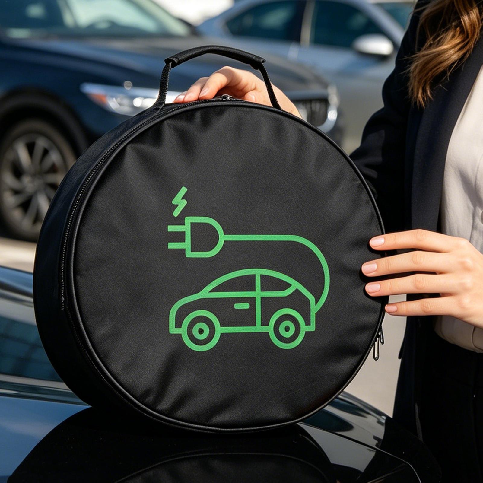 EV Charging Cable Storage Bag  - Storage Basket Fabric recension och pris