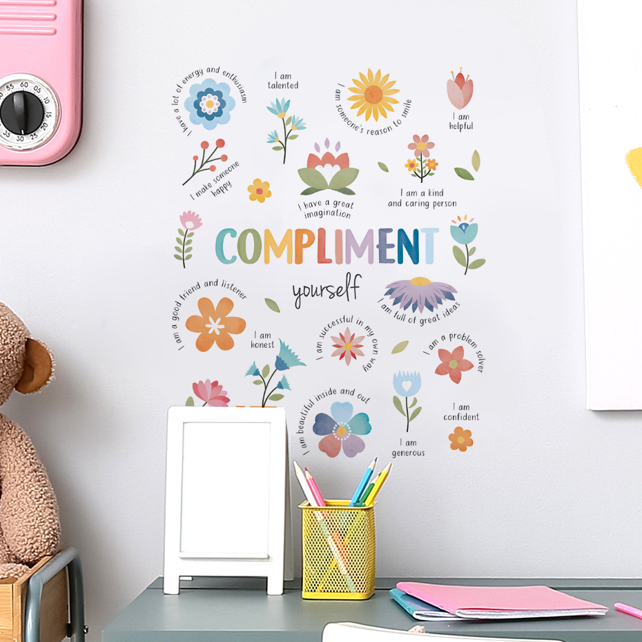 English Colorful Inspirational - Baby Nursery Quotes recension och pris