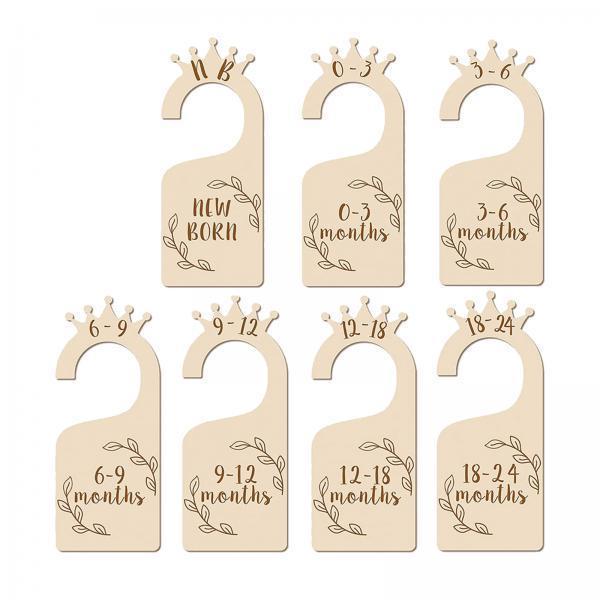 Baby Closet Dividers Wooden Wa - Baby Nursery Storage recension och pris