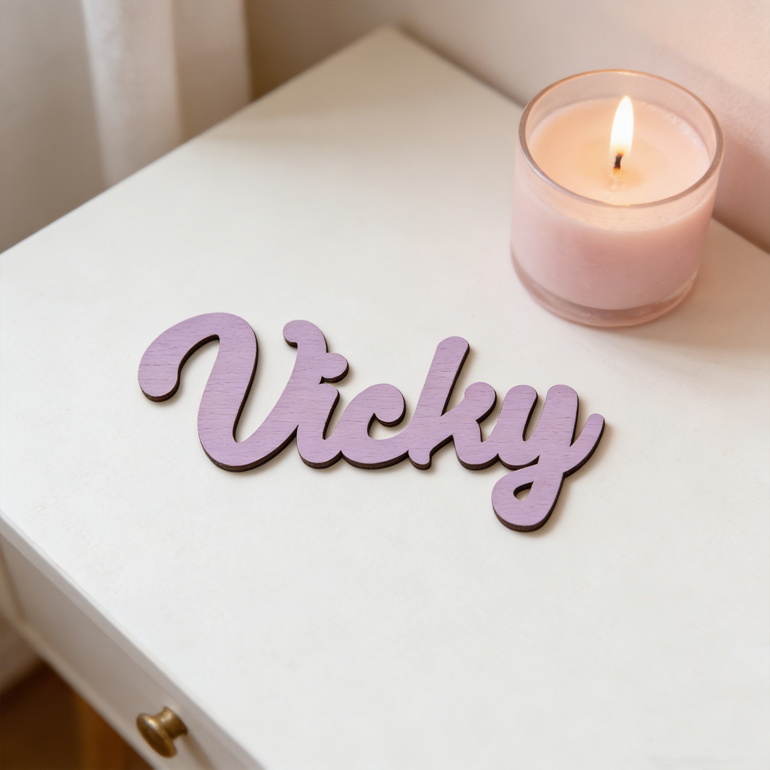 1pc Cute children's room name  - Baby Name Wall Art recension och pris