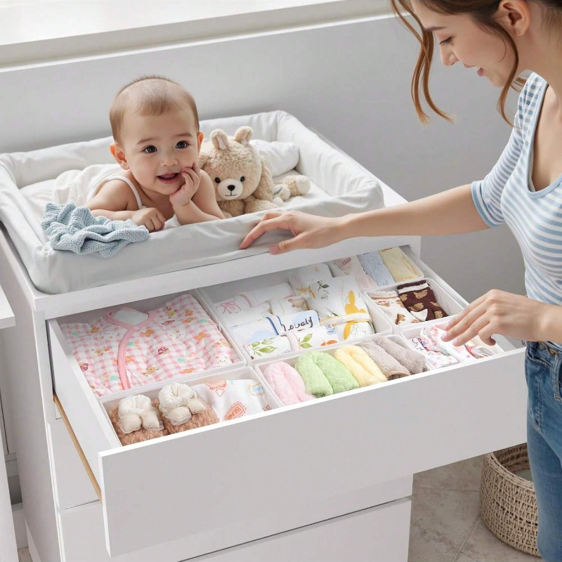 6/12pc Non-woven Baby Items St - Baby Nursery Storage recension och pris