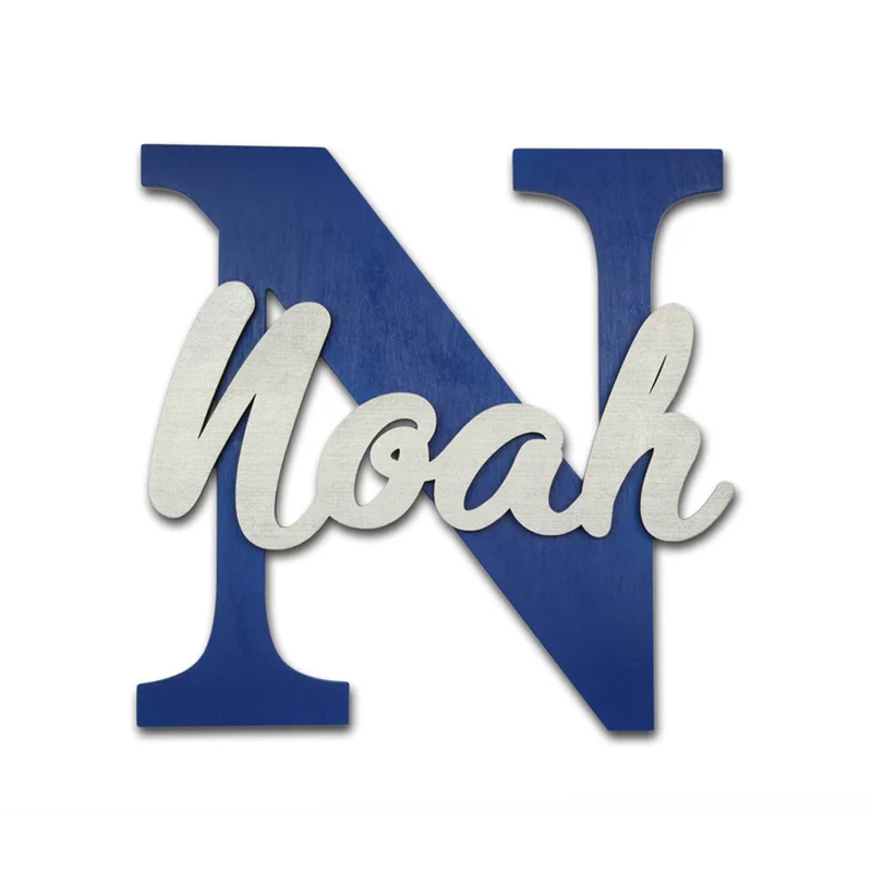 Wooden Letters, Baby Nursery W - Baby Nursery Modern recension och pris