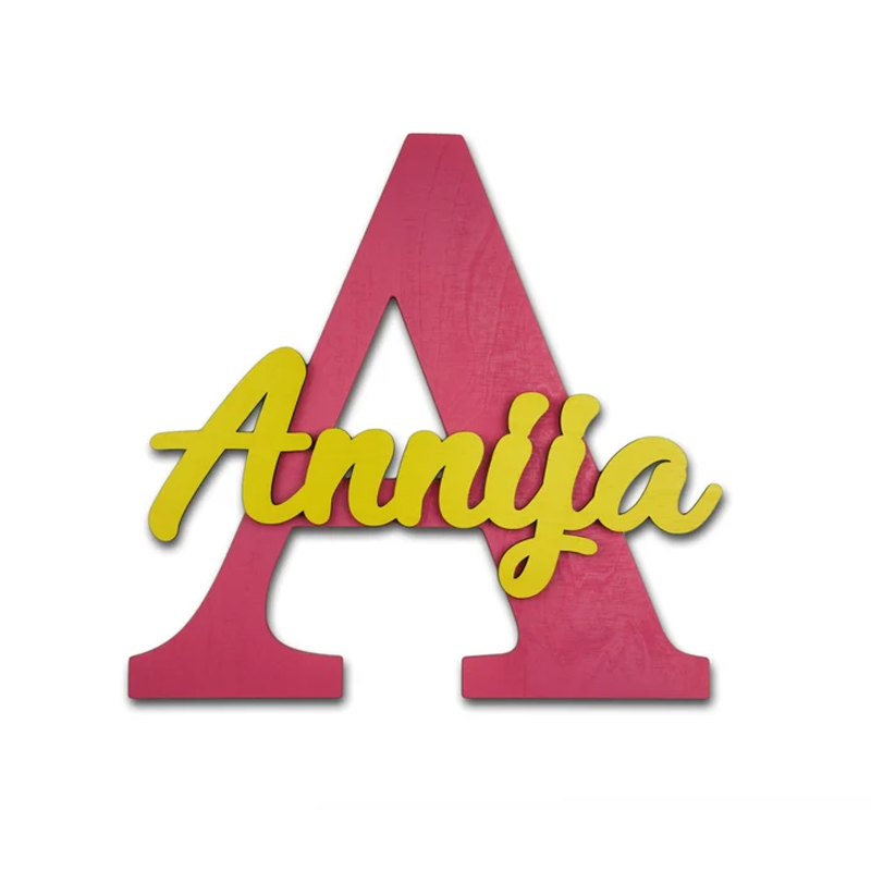 Wooden Letters, Baby Nursery W - Baby Nursery Modern recension och pris