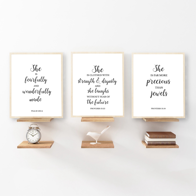 Bible Verses Quote Christian W - Baby Nursery Quotes recension och pris