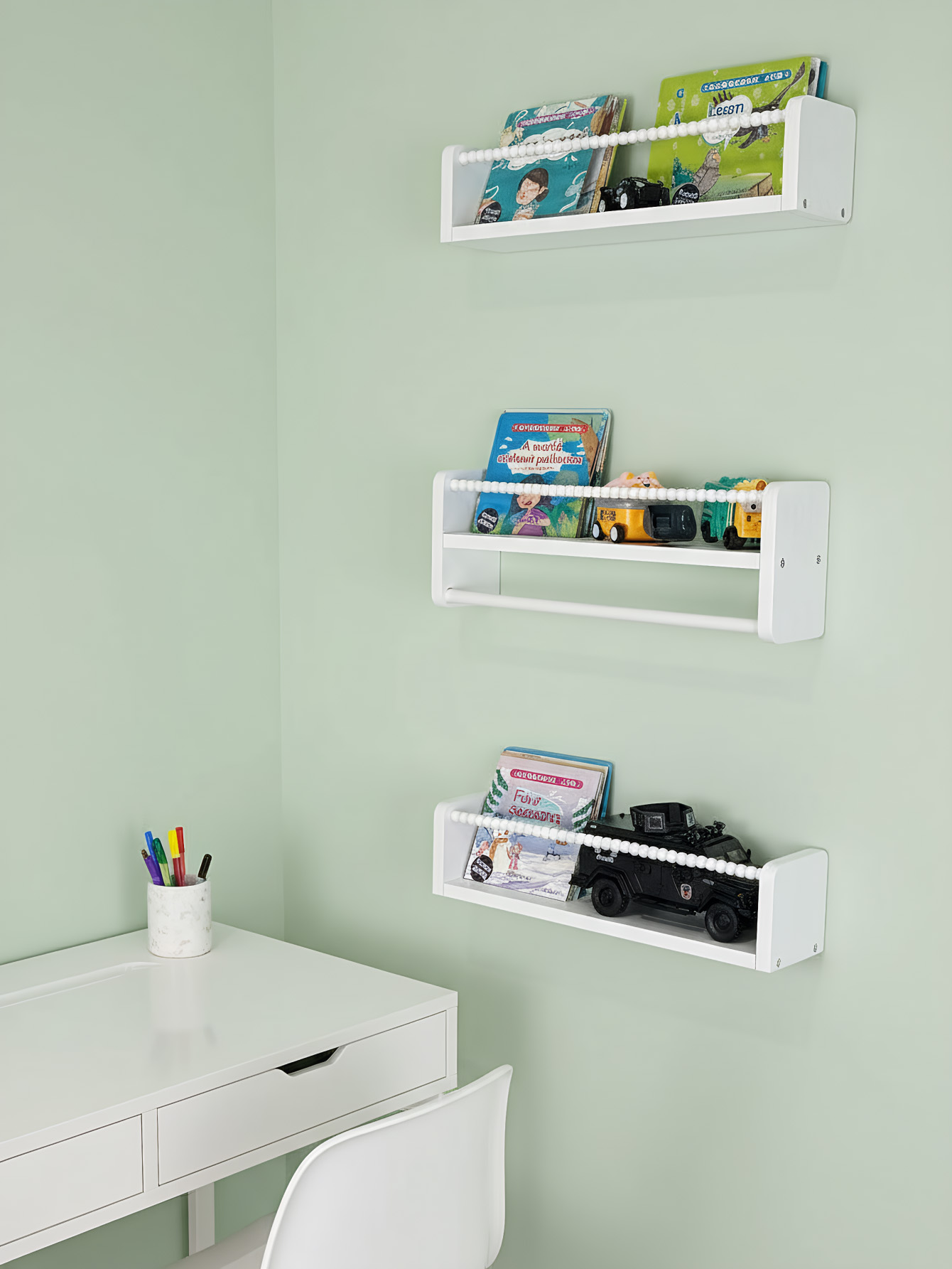 Nursery Book Shelves ,15.7 Inc - Baby Nursery Shelves recension och pris