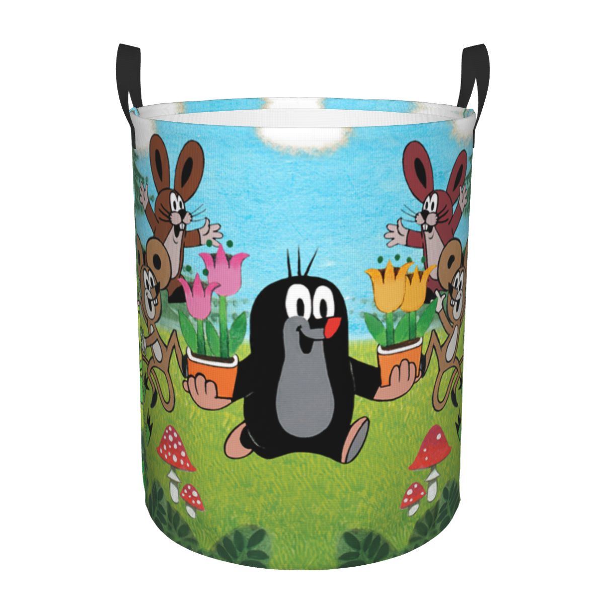 Happy Mole Laundry Basket Coll - Baby Nursery Items recension och pris