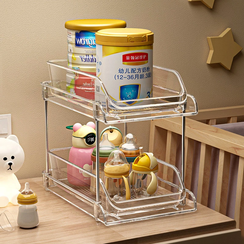 2 Tier Clear Multi-layer Baby  - Baby Nursery Storage recension och pris