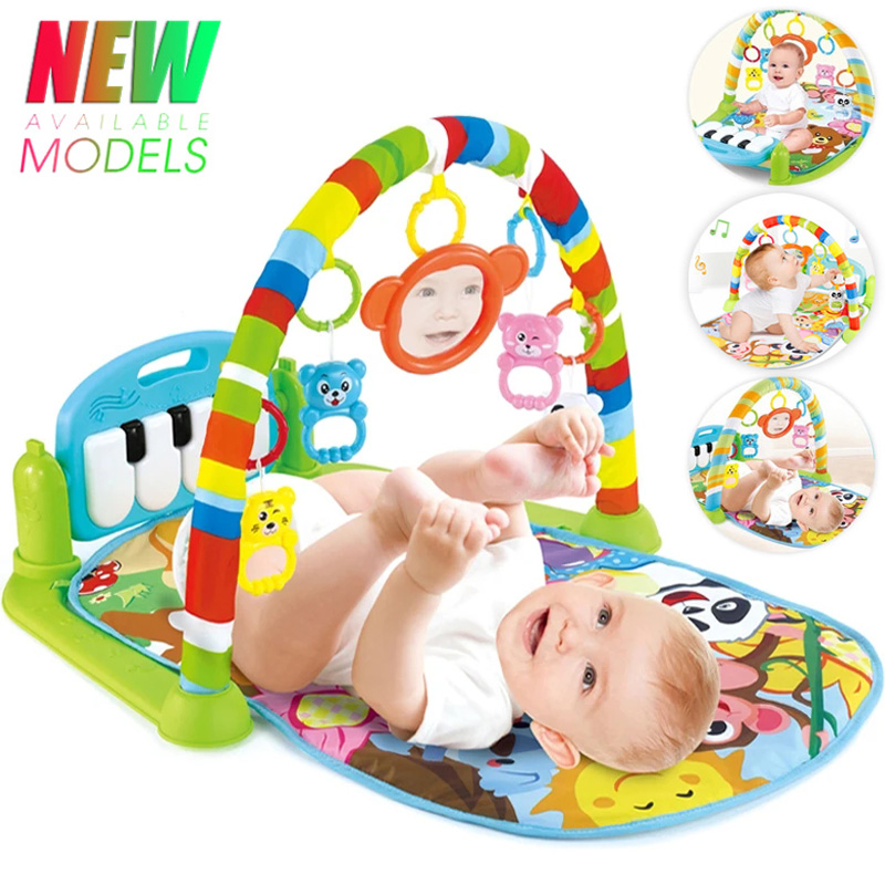 Baby Music Activity Gym Rug Pl - Baby Nursery Shelves recension och pris