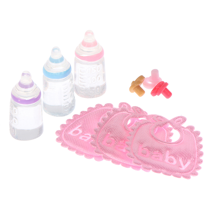 3PCS 1:12 Dolls House Miniatur - Baby Nursery Items recension och pris