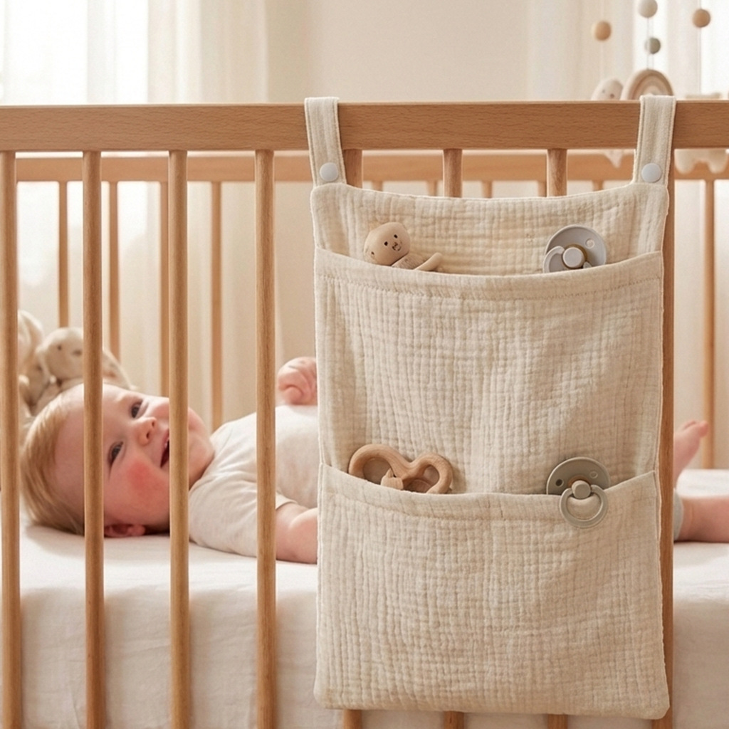 Baby Crib Organizer Hanging St - Baby Nursery Shelves recension och pris