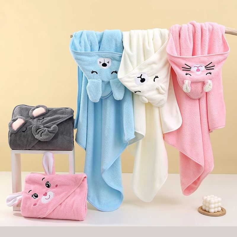 Cartoon Baby Bath Towels Soft  - Baby Nursery Items recension och pris