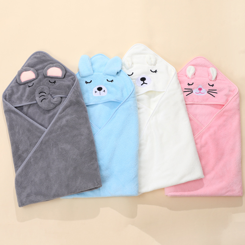 Cartoon Baby Bath Towels Soft  - Baby Nursery Items recension och pris