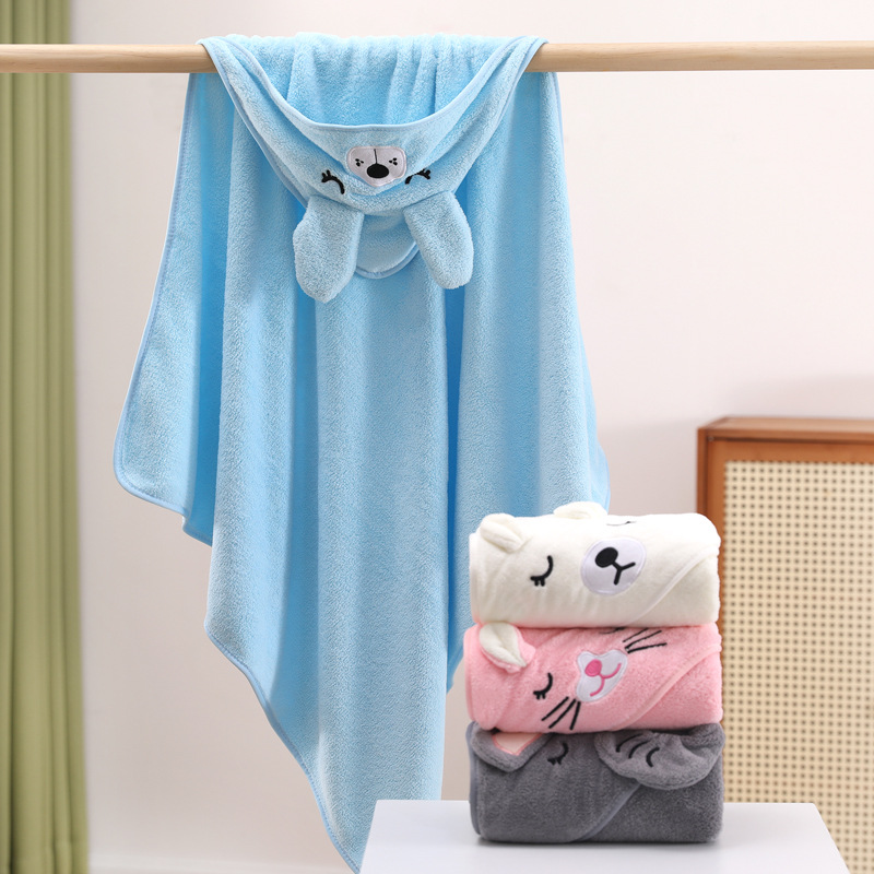 Cartoon Baby Bath Towels Soft  - Baby Nursery Items recension och pris