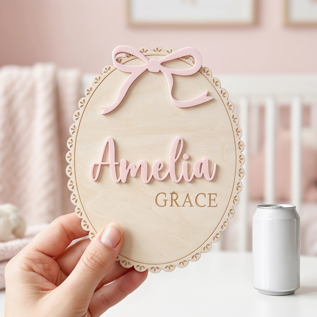 1Pc Custom Bow Lace Edge Baby  - Baby Nursery Baby recension och pris