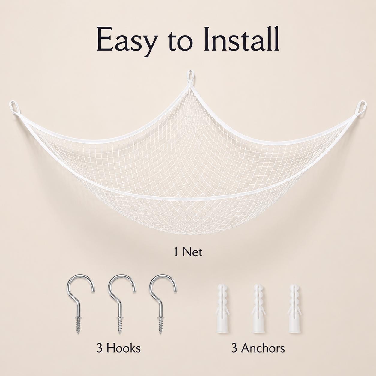 Mesh Toy Storage Hammock Hangi - Baby Nursery Items recension och pris