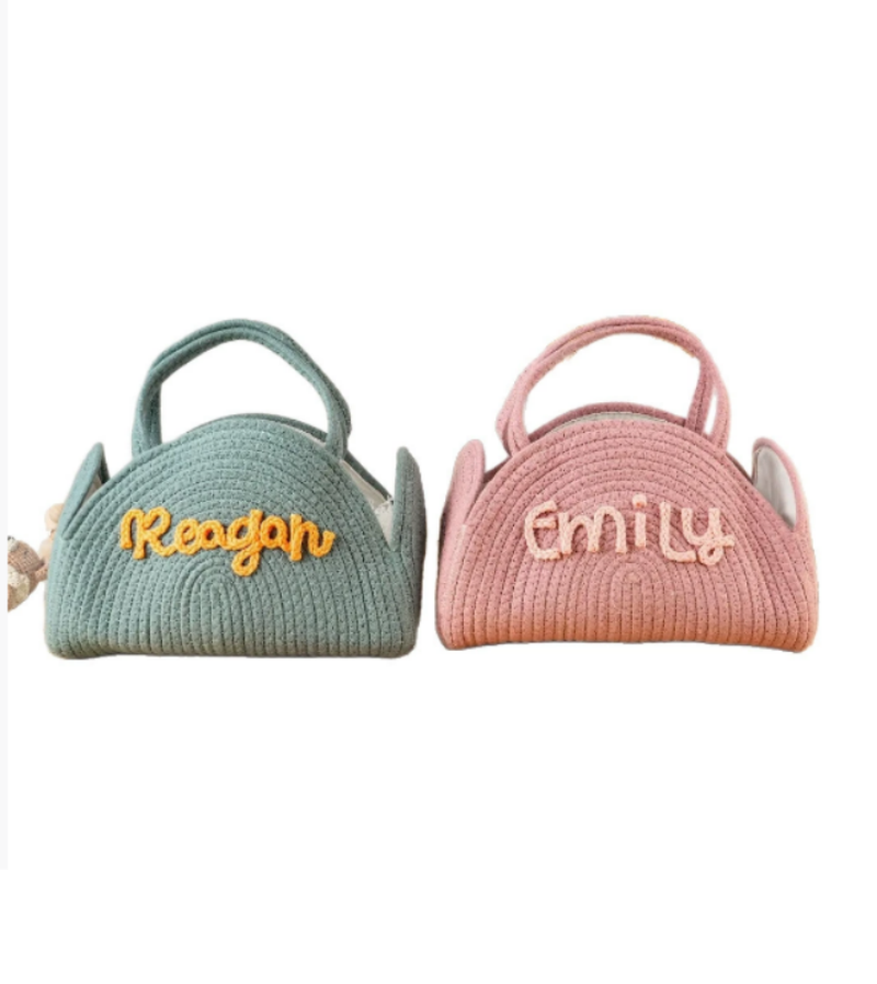 New Line Name Baby Cotton Rope - Storage Basket Fabric recension och pris