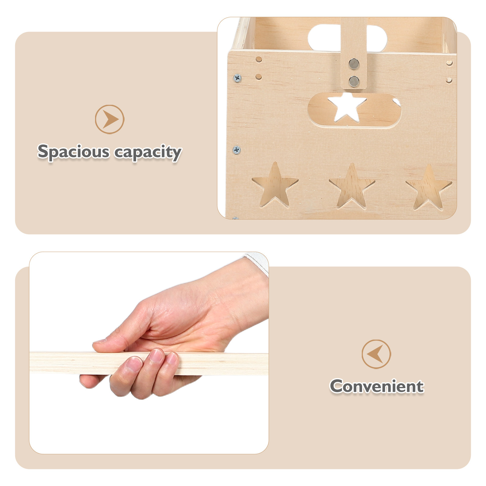 Vintage Wooden Baby Shower Sto - Baby Nursery Storage recension och pris