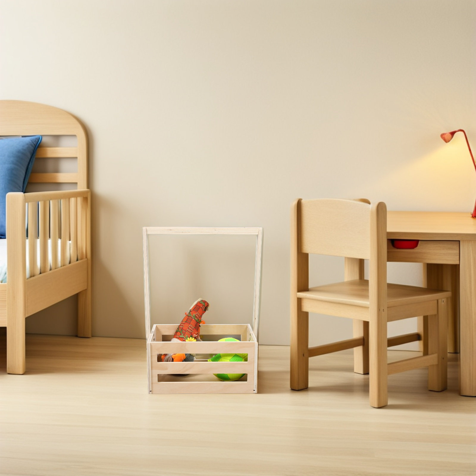 Vintage Wooden Baby Shower Sto - Baby Nursery Storage recension och pris