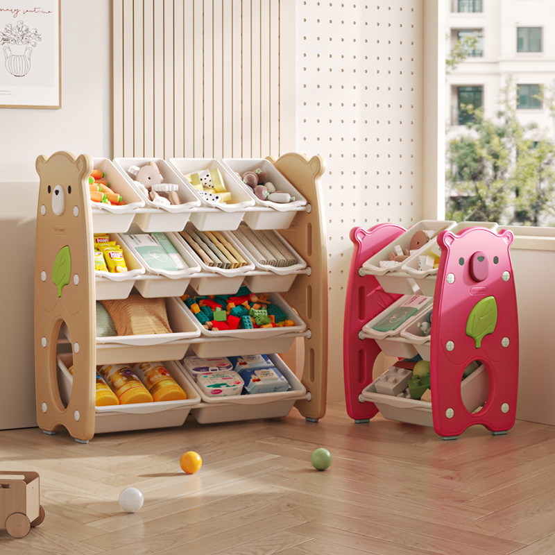 Children Toys Storage Cabinet  - Baby Nursery Shelves recension och pris