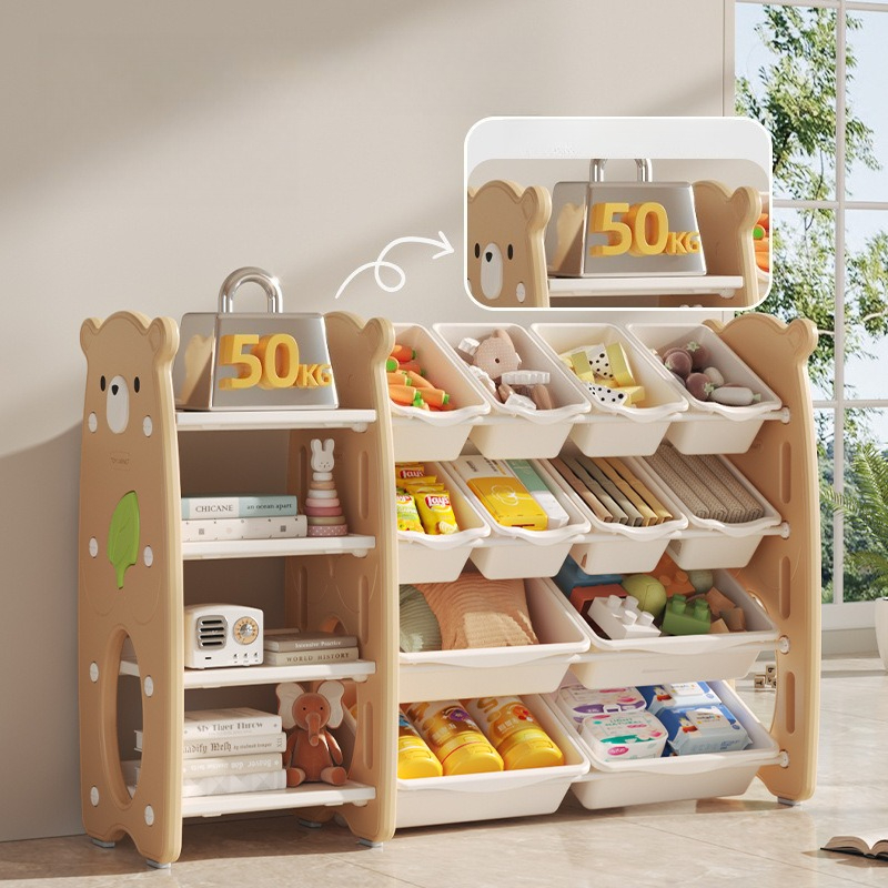 Children Toys Storage Cabinet  - Baby Nursery Shelves recension och pris