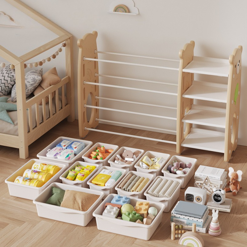 Children Toys Storage Cabinet  - Baby Nursery Shelves recension och pris
