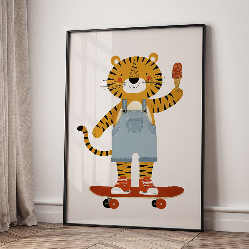 Funny Cartoon Animal Car Ballo - Baby Nursery Modern recension och pris
