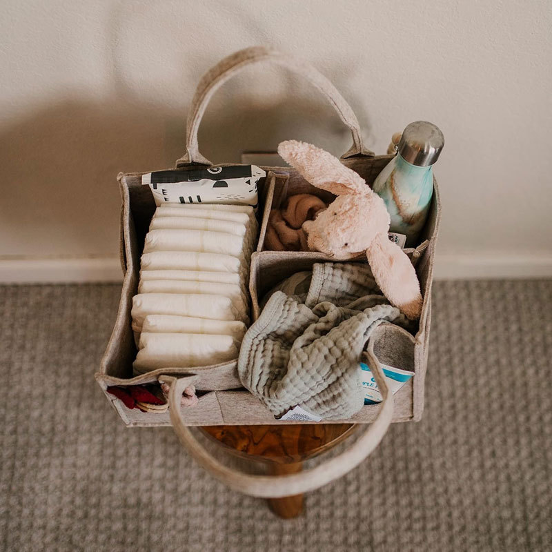 Diaper Caddy - Nursery Storage - Baby Nursery Shelves recension och pris