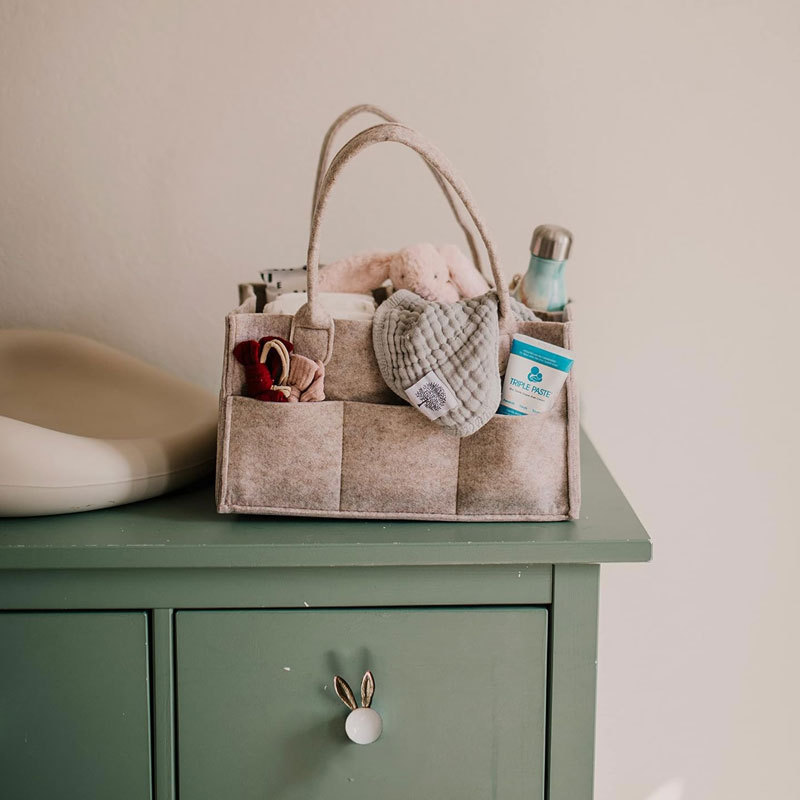 Diaper Caddy - Nursery Storage - Baby Nursery Shelves recension och pris