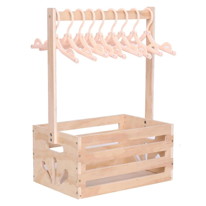 Wooden Baby Shower Gift Basket - Baby Nursery Storage recension och pris