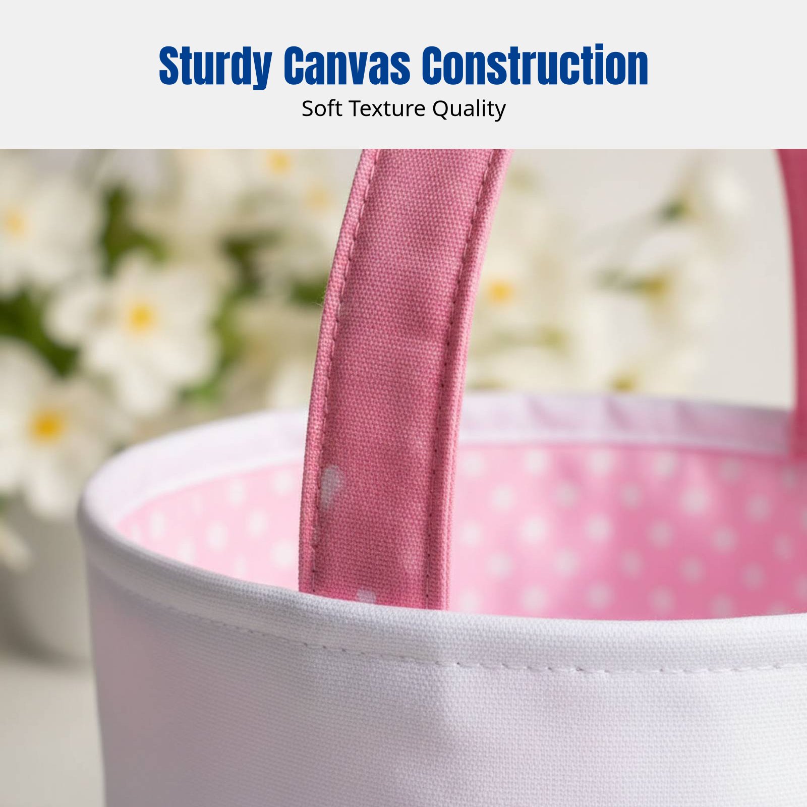 Sublimation Canvas Easter Bask - Storage Basket Fabric recension och pris