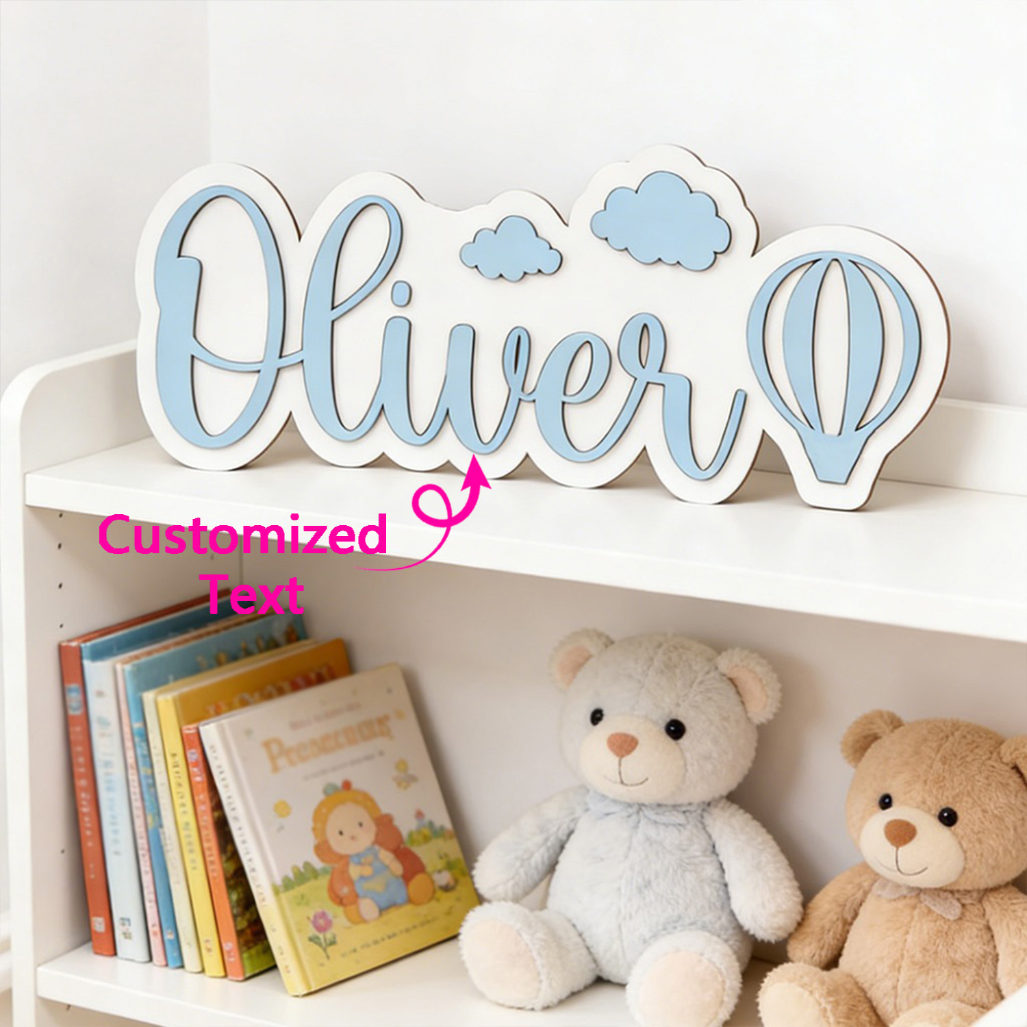 Personalized Hot Air Balloon & - Baby Nursery Baby recension och pris