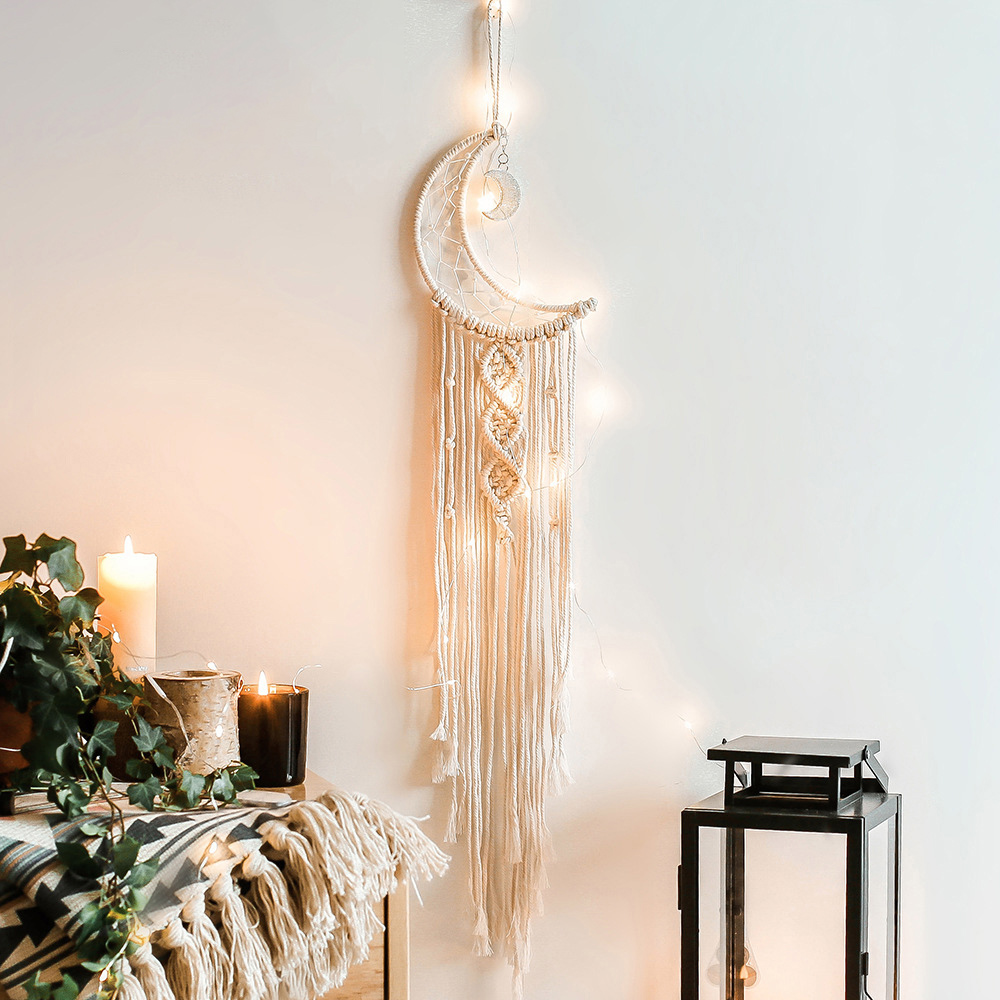 Macrame Dream Catcher Boho Hom - Baby Nursery Modern recension och pris