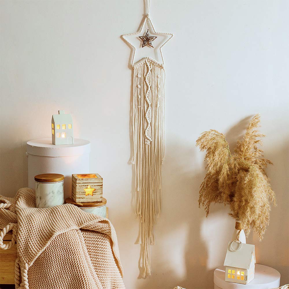 Macrame Dream Catcher Boho Hom - Baby Nursery Modern recension och pris
