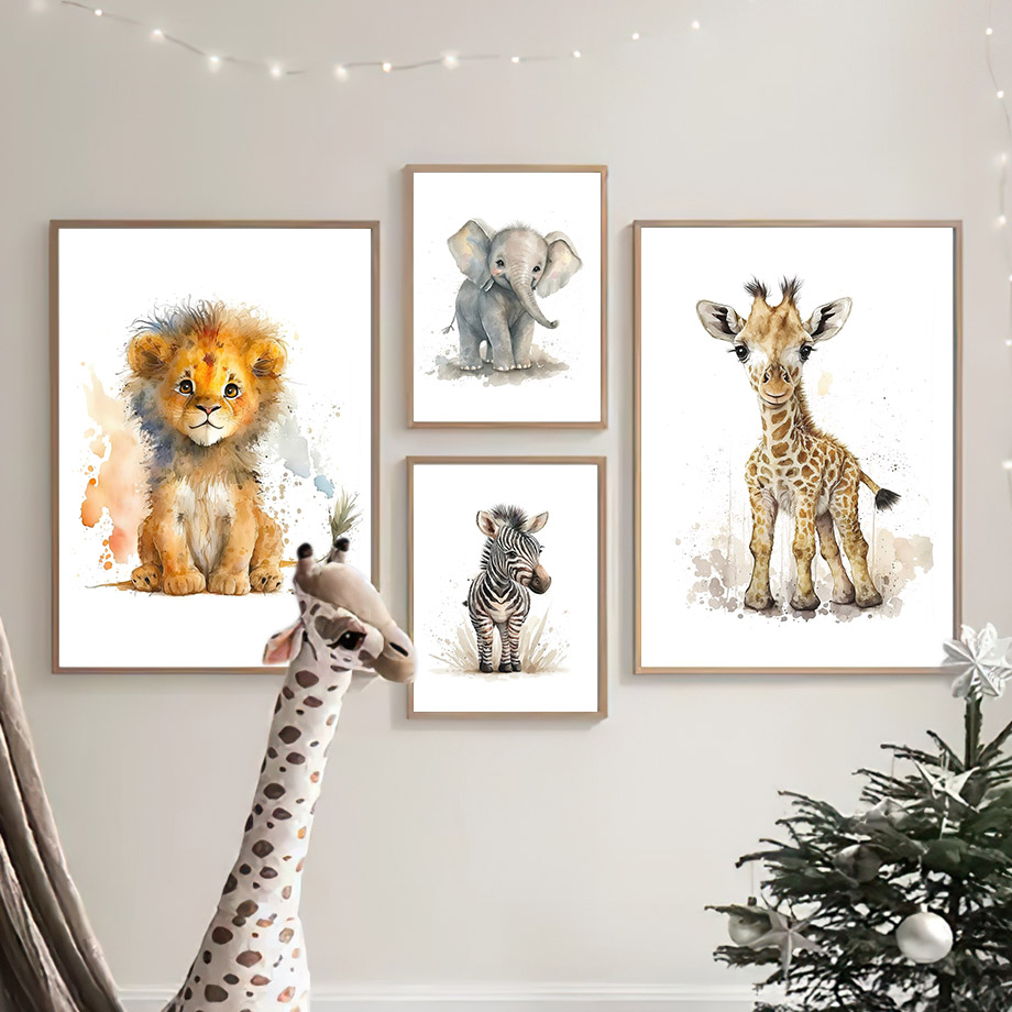 Nursery Animals Lion Giraffe R - Baby Zebra Nursery recension och pris