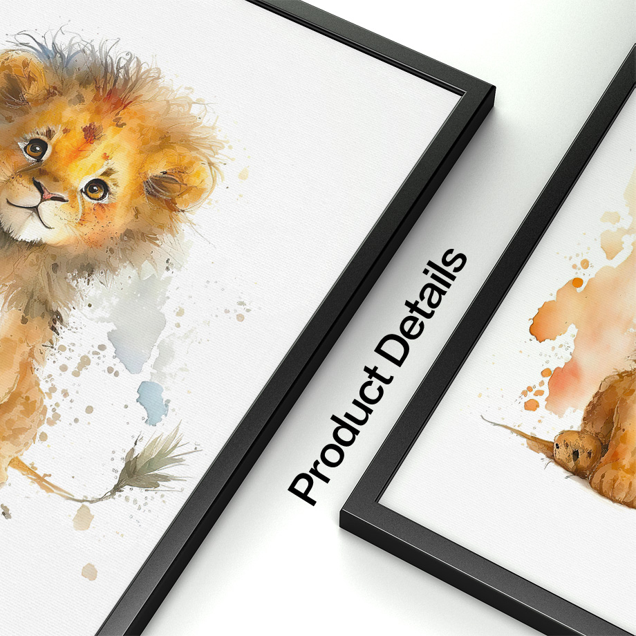 Nursery Animals Lion Giraffe R - Baby Zebra Nursery recension och pris