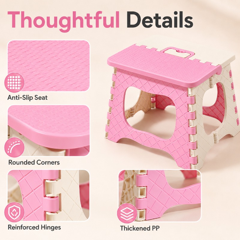 Portable Folding Stool Thicken - Baby Nursery Chair recension och pris