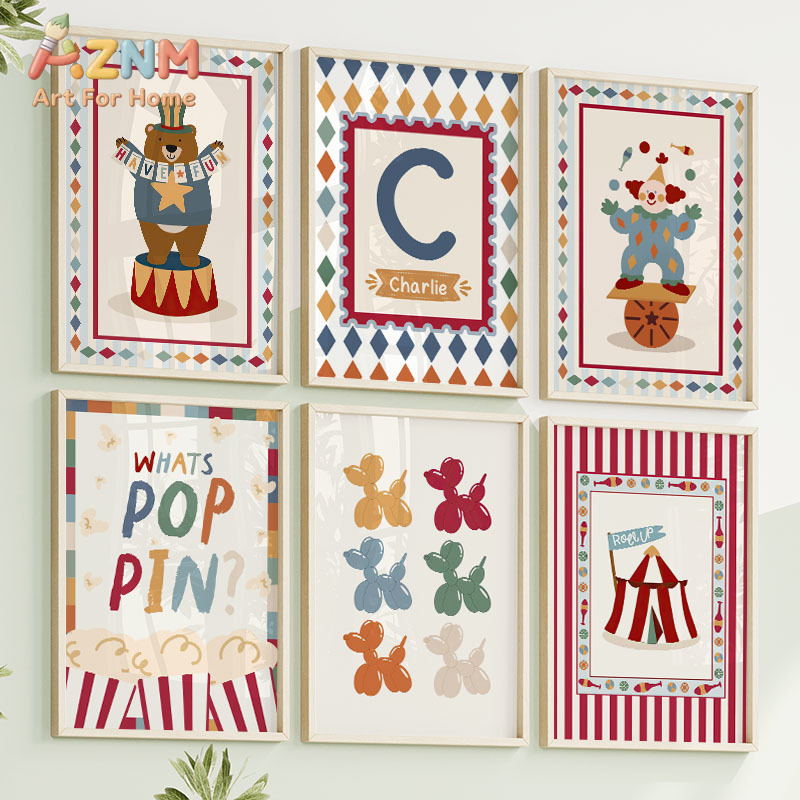 Circus Bear Magician Dog Quote - Baby Nursery Pictures recension och pris