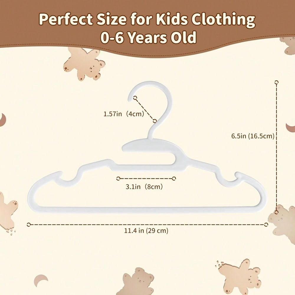 70 100 Pack Kids Hangers Plast - Baby Nursery Baby recension och pris