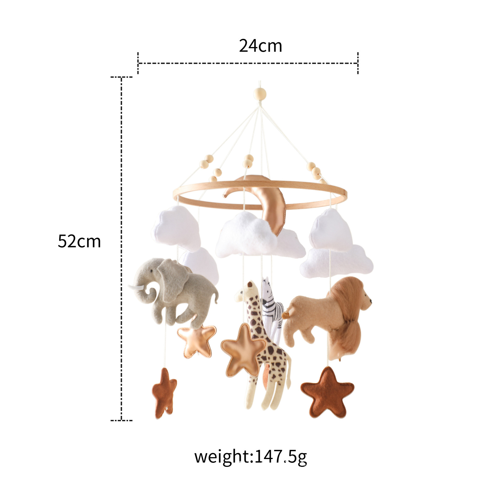 Hot Sale Nordic Handmade Felt  - Baby Nursery Modern recension och pris